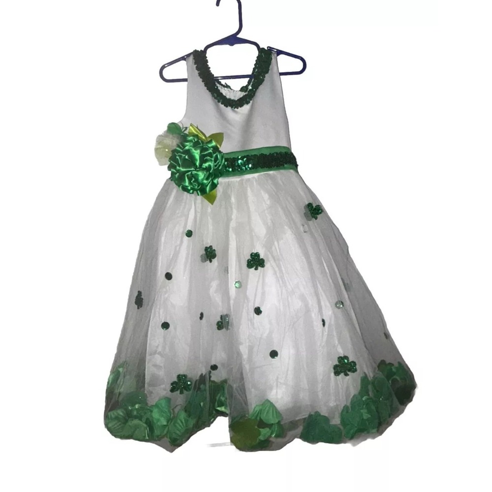 Girls Size 5/6‎ St Patrick's Day Pageant Dress